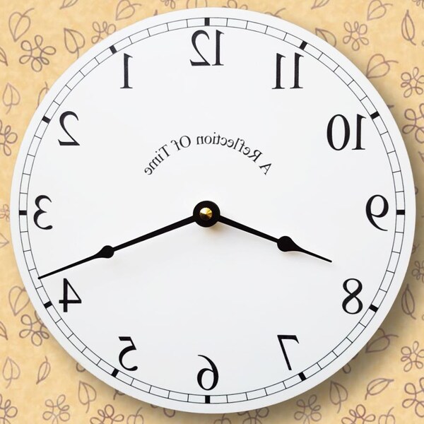 Reverse Clock - Etsy