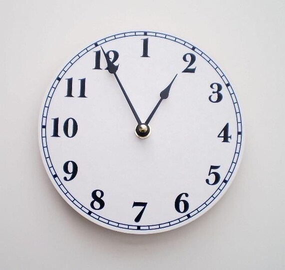 Items similar to The 1 o'clock Clock on Etsy