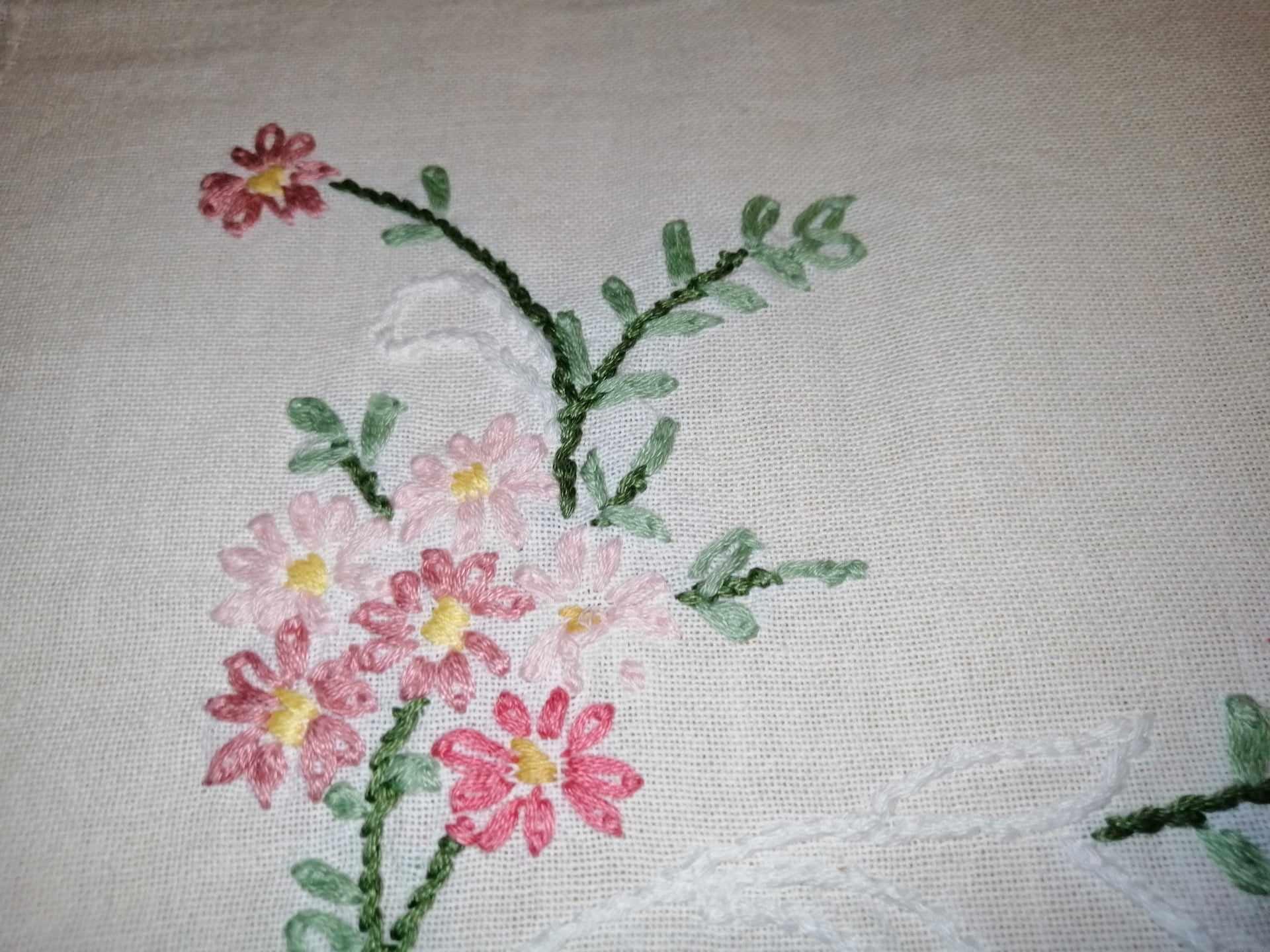ハンドメイド　花柄刺繍　 大判テーブルクロス　新品未使用148×144cm 楽天市場】テーブルクロス 刺繍の通販