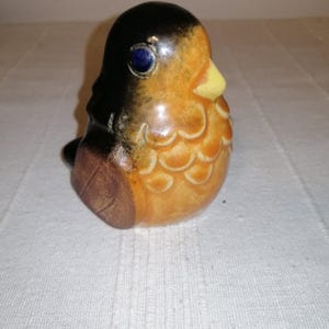 Vintage schwedische Keramik Vogel Willy Fischer Keramik Vogel Statue Figur für Ego Stengods Schweden skandinavische Kunst Studio Keramik