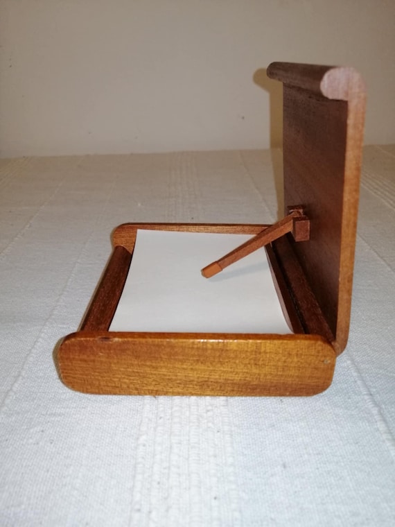 ヴィンテージの木の収納 THE NEGA FILE CO. ヴィンテージのノート用紙