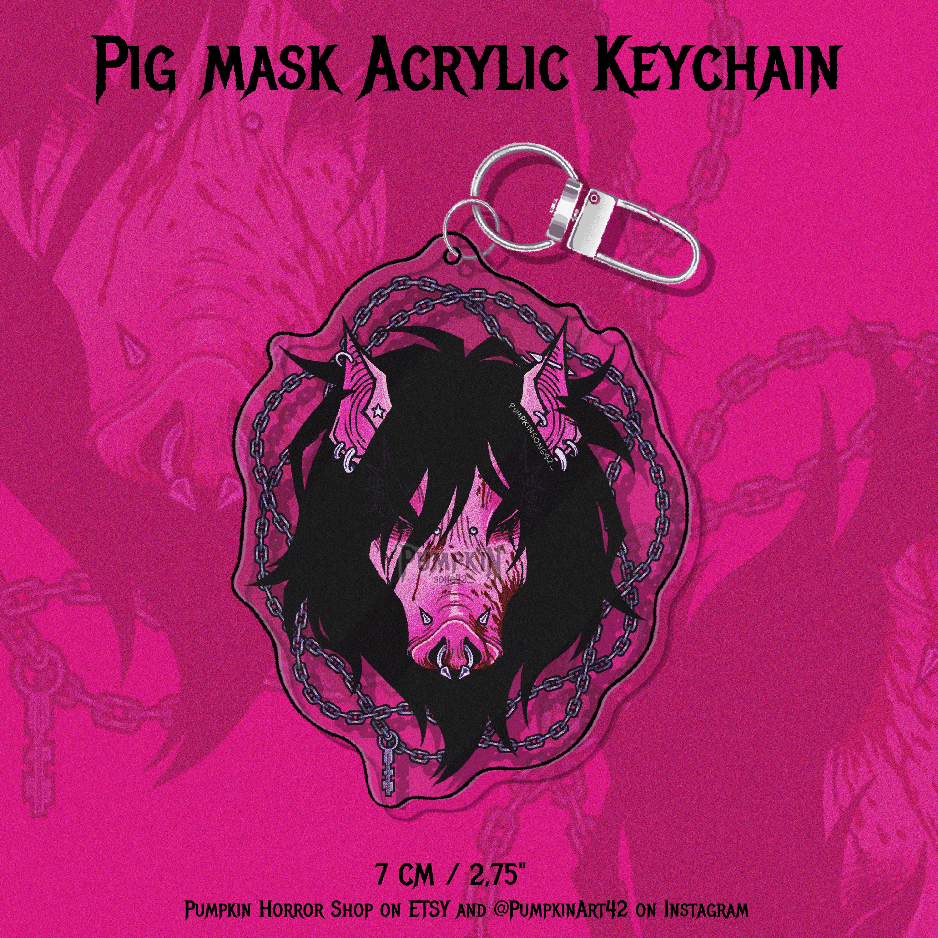 Pig saw mask - Etsy 日本