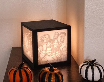 Lithophane Photo Box -- Personalized Picture Gift, Decor