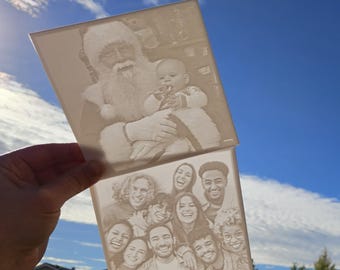 4 pack- Lithophane Refill Pack, Photo Replacements Only