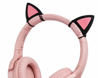 Detachable Cat Ears for Headphones and Headbands