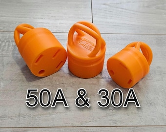 DISCOUNTED RV Camper Plug Protector, 30 Amp or 50 Amp Cover