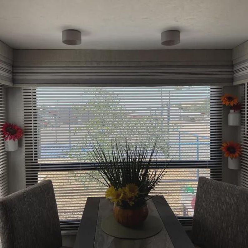 3 pack- RV Camper Lamp Shade- Round Lights zdjęcie 7