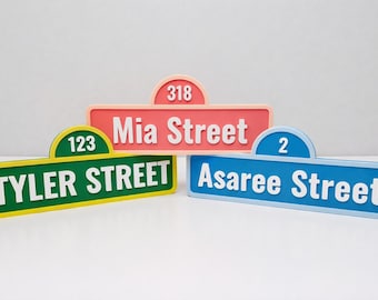 Personalized Name Street Sign Decoration