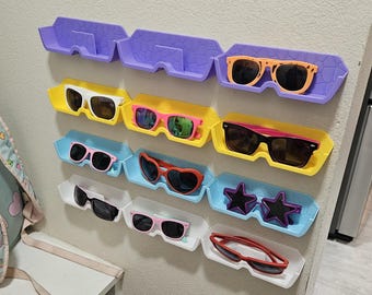 3 Pack- Sunglass Holder, Wall Organizer for Glasses