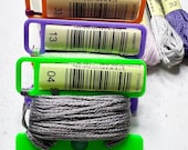 Mega Bobbin Drop with Label Tag Slot |  Floss Thread Storage | Cross Stitch, Embroidery and Needlework Organization