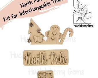 North Pole Interchangeable Truck Stand