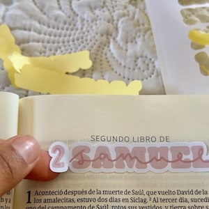 Libros de la biblia, sticker de libros de la biblia-español
