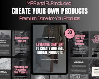 ChatGPT Digital Product Guide: Marketing Ebook with PLR & MRR