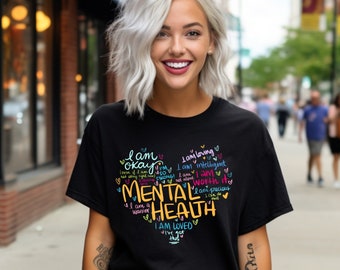 Mental Health Matters Shirt, Anxiety Shirt, Kindness Shirt, Mental Health Awareness, Therapist Tee, Mental Health Shirt, Counselor Gift