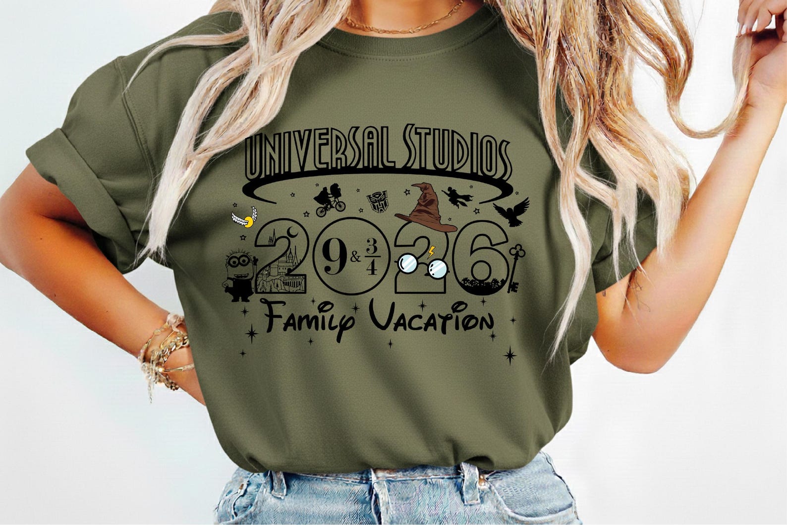 Universal Studios 2026 Family Vacation Shirt Wizard Theme Tee Custom Il Brm6 