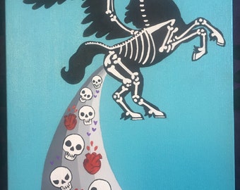 Majestic Fantastic no. 2 original acrylic painting