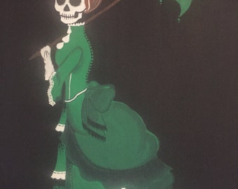 Arsenic Green Original Painting