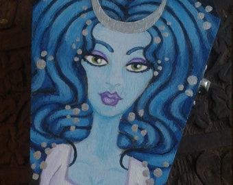 Moon Goddess Galaxy Coffin Box