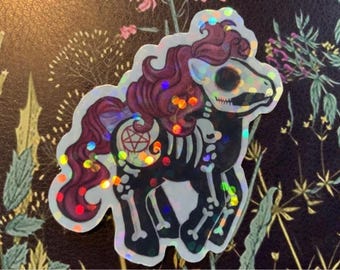 My Little Boney Vinyl Glitter Sticker