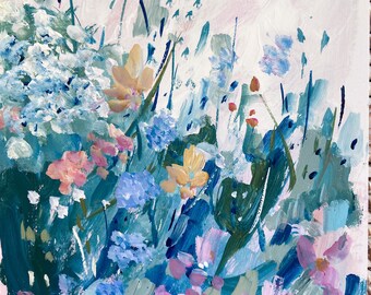 Modern floral Impressionism original painting