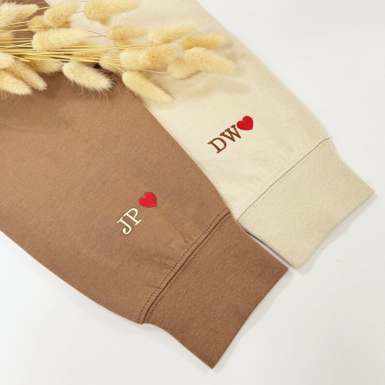 Custom Embroidered Roman Numeral Hoodie Engagement Gifts for Couple