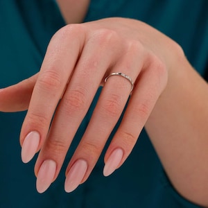 925 Silver Gold Plated Silver Name Ring: Personalized Jewelry Gift
