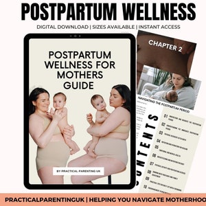 Postpartum Wellness Workbook – Printable Doula Client Support Plan for Recovery & Self-Care
