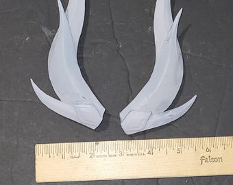 Dan heng permanaor terrae cosplay horns ,honkai Star rail, unassembled 3d printed kit. Pre Primed. Dan heng pt