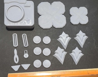 March 7th cosplay honkai Star rail clothing accessories with camera , unassembled 3d printed kit. Pre Primed (Preservation)