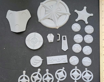 Boothill cosplay honkai Star rail clothing accessories  , unassembled 3d printed kit. Pre Primed