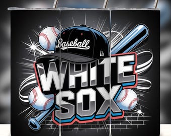 Baseball 20oz Skinny Tumbler Wrap PNG, Sport Mascot Tumbler Seamless Design, 20oz Sublimation Tumbler Digital Download Template.