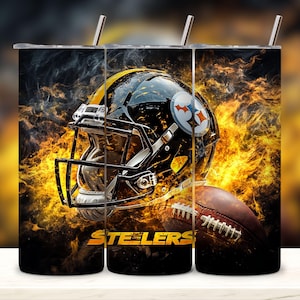 20oz Tumbler Wrap, Football Mascot Design | Sublimation PNG, 300 DPI - 9.3x8.2 Inches