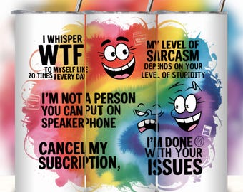 Sarcastic Tumbler Wrap Design png Seamless Tumbler Wrap Sarcastic Quotes Funny Tumbler Sublimation Design Digital Download File.
