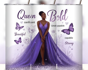 Black Girl Inspiration 20 Unzen Tumbler Wrap Tumbler Wrap, Tumbler Wraps Designs für Straight und Tapered Tumbler, digitales Produkt