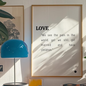 Liebe Poster, Gefühl der Liebe Poster, Inspiration Zitat Wandkunst, Geschenk für Valentinstag, Digital Poater, Geschenk für Klassenzimmer