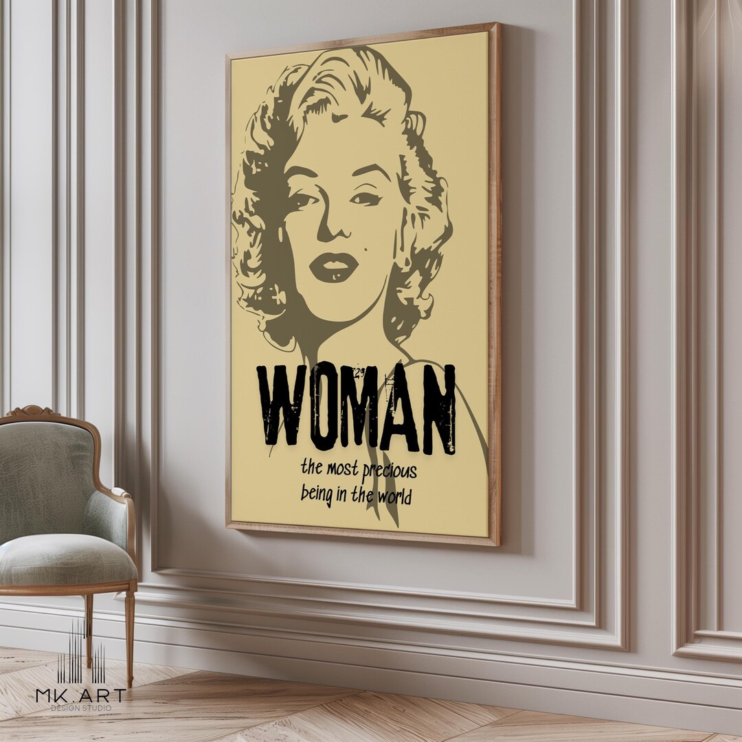 Vintage Marilyn Monroe Feminist Art Print, Mother's Day Print - Etsy