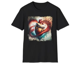 Koszulka z nadrukiem Heartbeat of the Congas