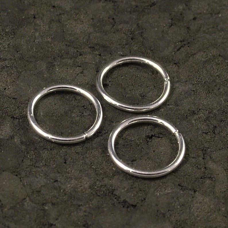 Tiny Silver Hoops / Sterling Silver Small Hoop Earrings Etsy