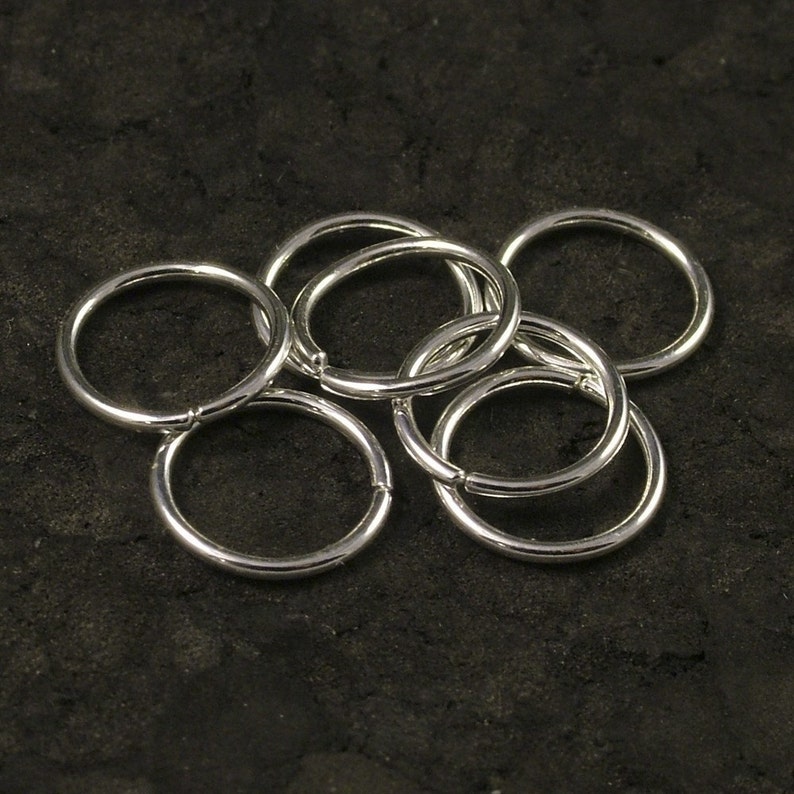tiny hoops silver