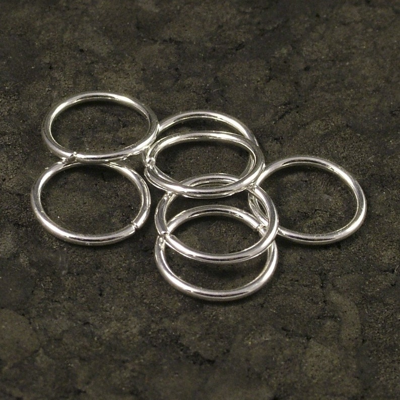 tiny hoops silver