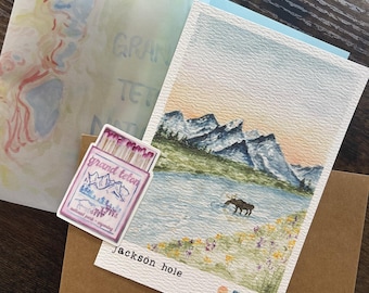 Wanderlust Post Club - August Mail - Jackson Hole, Wyoming