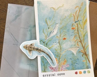 Wanderlust Post Club - September Mail - Crystal Cove, California