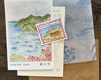 Wanderlust Post Club - May Mail - Catalina Island