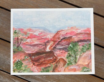 Grand Canyon National Park - Arizona Landscape - Handmade Wall Art Print