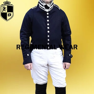 Navy Blue Wool US Infantry Coat - 1813-14 British Officer Uniform