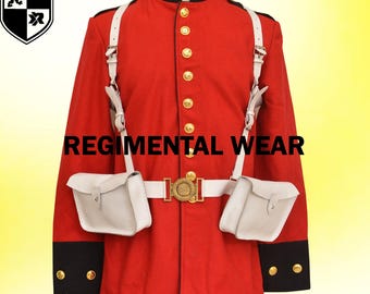 イギリス第24歩兵連隊の制服：赤いウールのズールー戦争用チュニック