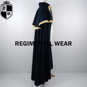Medieval Cloak, Grand Army Officer Cloak, Civilian Cloak, Inverness Cloak, Renaissance Cloak, Men&#39;s Navy Blue Wool Cloak By Regimental Wears