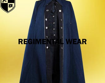 Black Boat Cloak FDR Wool Cloak Made in USA, Navy Marine Military Wool Cape  With Velvet Collar and Lined in Satin - Made by Order - Etsy