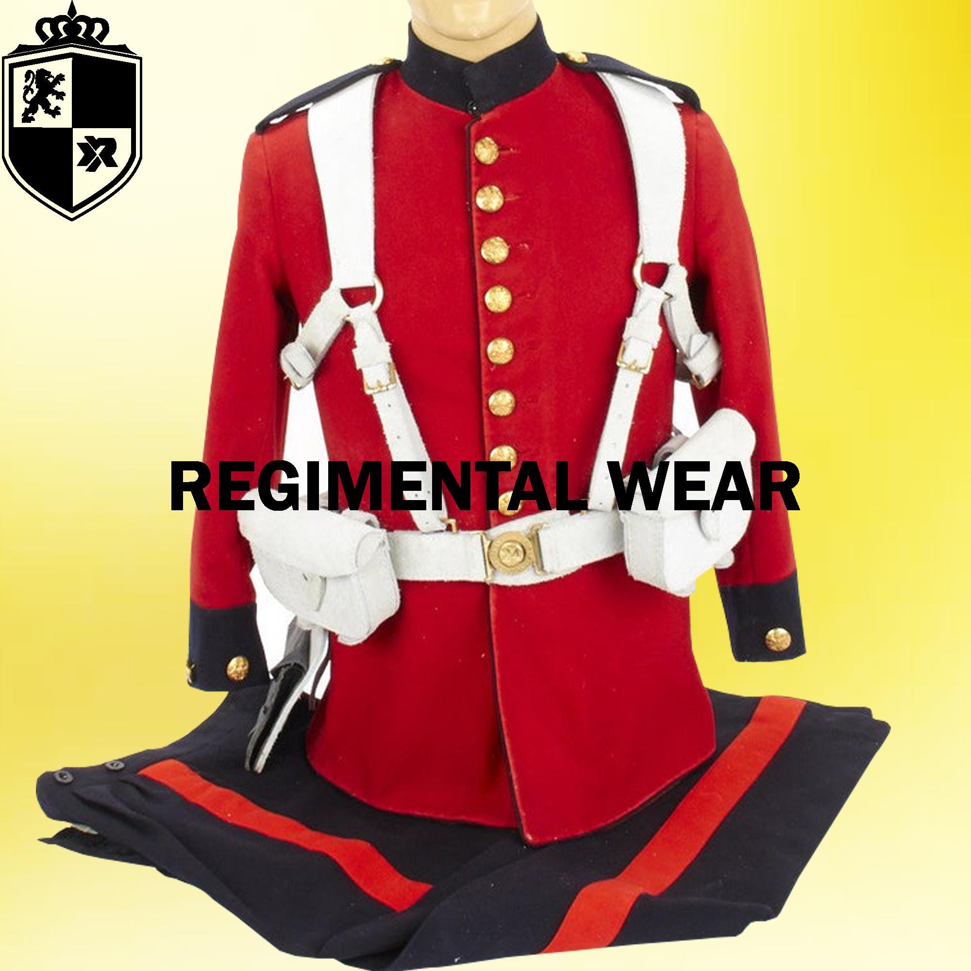 イギリス第24歩兵連隊の制服：赤いウールのズールー軍服 - Etsy 日本