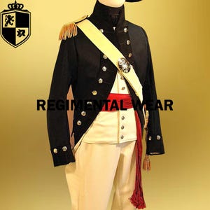 British Royal Engineer Jacket, British Colonel Officer Jacket, Royal Officer Coat, Regimental Coat Handmade Black Wool Coat Regimental Wears